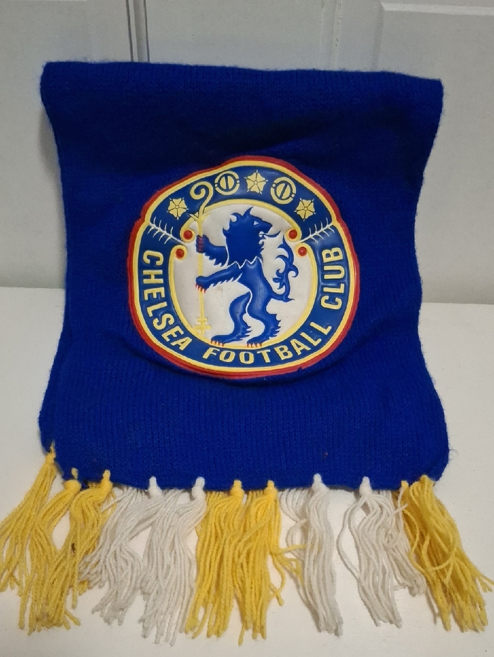 Chelsea Football Club Blue Crest Scarf